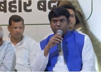 महागठबंधन प्रेस कॉन्फ्रेंस पटना, तेजस्वी यादव CM फेस बिहार, मुकेश सहनी उप मुख्यमंत्री बिहार, बिहार चुनाव 2025 गठबंधन बैठक, Mahagathbandhan leaders photo