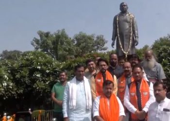 Yogi Adityanath Bihar rally, Nitin Naveen nomination Bankipur, Samrat Chaudhary Munger Tarapur, Arjun Ram Meghwal Bihar election, NDA leaders Bihar 2025