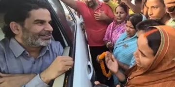 Prashant Kishor Raghopur Visit 2025, Prashant Kishor Jan Suraj Campaign Bihar, Tejashwi Yadav Raghopur Seat 2025, Bihar Election 2025 Prashant Kishor Speech