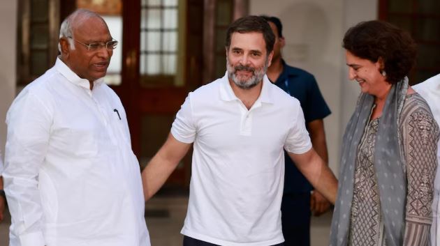 Rahul Gandhi and Priyanka Gandhi Bihar election rally 2025 Congress star campaigners list Bihar election 2025 Mallikarjun Kharge addressing Congress workers in Bihar Kanhaiya Kumar and Imran Pratapgarhi during Bihar campaign
