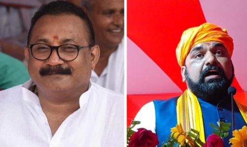 Bihar Election 2025 NDA Seat Sharing Bihar Politics NDA Leaders Statement Chirag Paswan and Jitan Ram Manjhi Seat Demand Bihar Mahagathbandhan Internal Rift Samrat Chaudhary Press Conference Bihar