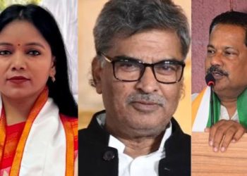 Ajay Nishad BJP joining photo, Sangeeta Kumari resignation Bihar image, Arun Kumar JDU joining picture, Bihar political dalbadal 2025 photo, Bihar election leaders change image