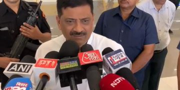 Sanjay Jha press conference Patna Rahul Gandhi political tourist remark Bihar Mahagathbandhan controversy Nitish Kumar election campaign Bihar JDU vs Congress Bihar politics