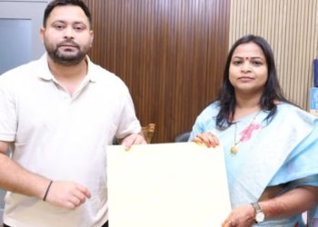 Sweta Suman RJD candidate Bihar, Vindhyachal Rai BJP press conference, Mohania SC seat dispute, Bihar Election 2025 controversy