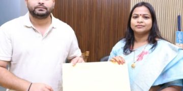 Sweta Suman RJD candidate Bihar, Vindhyachal Rai BJP press conference, Mohania SC seat dispute, Bihar Election 2025 controversy