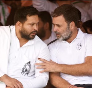 दिल्ली पहुचें तेजस्वी यादव, सीट बंटवारे पर होगी बात