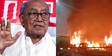 Digvijay Singh on Delhi Blast and Bihar Election लालकिला धमाका स्थल की तस्वीर Delhi Blast High Alert Police checking Bihar Election 2025 Polarization Debate दिग्विजय सिंह का ट्वीट और राजनीतिक प्रतिक्रिया