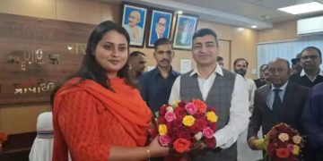 Shreyasi Singh ministry charge photo Bihar new sports and IT minister image Shreyasi Singh oath and political journey picture