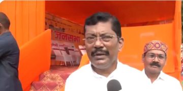 BJP MP Ashok Kumar Yadav addressing rally in Kewati Bihar Election 2025 Bihar election controversy over Ashok Yadav’s statement in Darbhanga Political reactions on Ashok Kumar Yadav remark in Bihar BJP vs RJD over Muslim vote bank debate in Bihar
