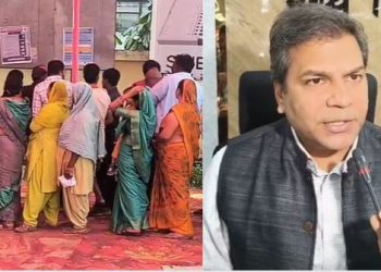 बिहार चुनाव 2025 मतदान प्रतिशत, Begusarai voting turnout image, Sheikhpura low voting turnout Bihar, Bihar assembly election phase 1 voters line photo, बिहार चुनाव मतदान बूथ फोटो