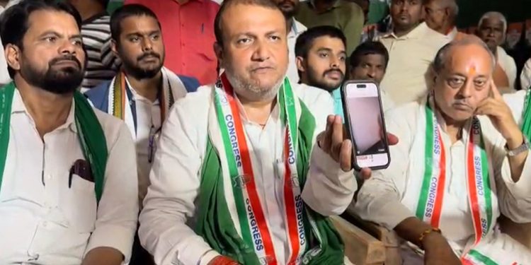 Police raid at Congress MLA Santosh Mishra house Karghar Sasaram firing case investigation Bihar police Congress MLA Santosh Mishra wife reaction on raid Midnight police action Bihar political tension