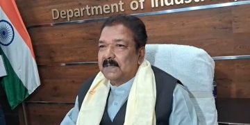Dilip Jaiswal takes charge as Industry Minister Bihar Bihar Industry Department meeting Dilip Jaiswal media interaction Kishanganj tea industry development Bihar