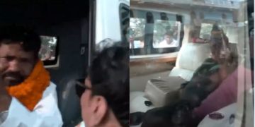 Lalu Yadav Road Show in Patna supporting Gopal Ravidas लालू यादव फुलवारी शरीफ रोड शो 2025 की तस्वीर Lalu Yadav attacking Shyam Rajak during Bihar election rally CPI-ML candidate Gopal Ravidas with Lalu Yadav in Phulwari Sharif