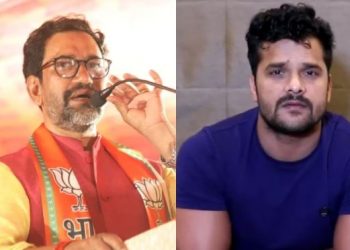 Nirahua statement on Tejashwi Yadav, दिनेश लाल यादव निरहुआ बयान, तेजस्वी यादव पर निरहुआ का हमला, Nirahua Khesari controversy image, Bihar politics latest news