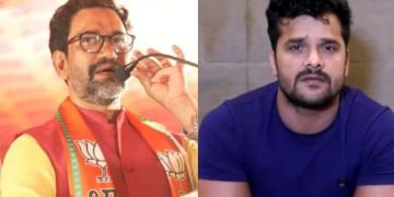 Nirahua statement on Tejashwi Yadav, दिनेश लाल यादव निरहुआ बयान, तेजस्वी यादव पर निरहुआ का हमला, Nirahua Khesari controversy image, Bihar politics latest news