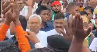 मधुबनी में सीएम नीतीश ने किया रोड शो.. बोले- फिर मौक़ा दीजिए, कोई काम अधूरा नहीं रहेगा