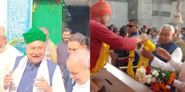 Nitish Kumar Mazar visit Patna, Nitish Kumar Hanuman Mandir Darshan, Nitish Kumar Gurudwara Matha Tekna, Bihar CM Nitish Kumar Patna religious visit