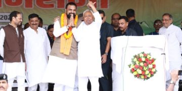 Nitish Kumar addressing rally in Tarapur Bihar मुख्यमंत्री नीतीश कुमार का तारापुर में भाषण Nitish Kumar supporting Samrat Choudhary NDA election rally Bihar 2025 Nitish Kumar on Bihar development and education