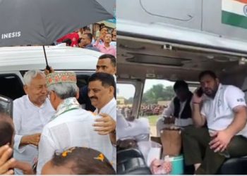 Cyclone Montha Bihar Impact Image, Priyanka Gandhi Bihar Rally Cancelled, Nitish Kumar Road Show Bihar, Tejashwi Yadav Virtual Campaign