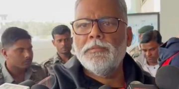 Pappu Yadav Press Conference Photo, Bihar Congress Review Meeting News Image, Rabri Devi House Vacate Controversy Image, Bihar Bulldozer Politics Debate Photo