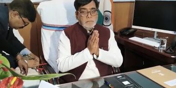 Ram Kripal Yadav takes charge as Bihar Agriculture Minister Bihar Agriculture Department welcome ceremony Ram Kripal Yadav addressing officials Bihar farmers welfare announcement