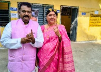 Ranbir Nandan voting in Digha, Bihar NDA wave 2025, Bihar election first phase 2025, Modi Nitish Bihar development