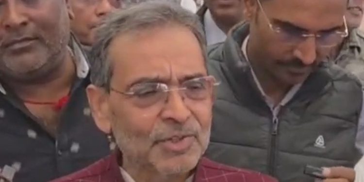 Upendra Kushwaha Patna Press Conference Image Nitish Kumar Bihar Politics Latest Photo Bihar Election Political Reaction Image Congress Voter Adhikar Yatra Visual