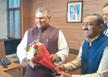 Vijay Kumar Choudhary Takes Charge as IPRD Minister Bihar Image Bihar Information and Public Relations Department Office Photo Vijay Kumar Choudhary New Minister Welcome Ceremony Image
