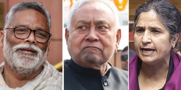 Nitish Kumar hijab video controversy, Pappu Yadav statement on Nitish Kumar, Ranjit Ranjan demands resignation, Bihar CM Nitish Kumar viral video, Hijab issue Bihar politics