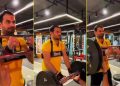 Tej Pratap Yadav Gym Workout Image Tej Pratap Yadav Dharundhar Song Exercise Tej Pratap Yadav TY Vlog Celebration