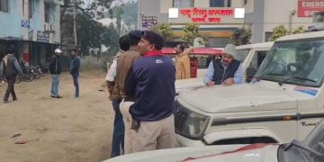 Chhapra police encounter scene in Bishanpur Notorious criminal Shikari Rai injured in police firing Bihar Police ASI injured during encounter in Chhapra