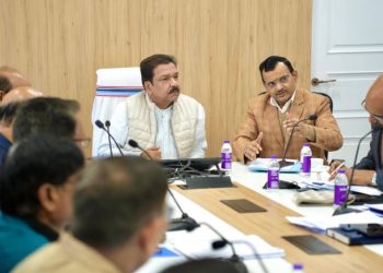 Bihar road construction review meeting, Dilip Jaiswal path nirman department, Bihar government road quality review