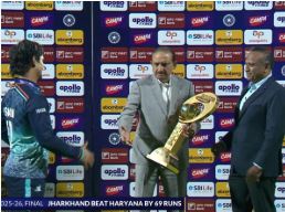 Ishan Kishan century in Syed Mushtaq Ali Trophy final, ईशान किशन सैयद मुश्ताक अली ट्रॉफी शतक, Jharkhand captain Ishan Kishan celebration