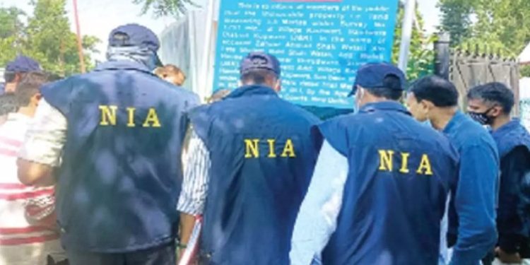 NIA Raids in 4 States Image Illegal Arms Trafficking Investigation India Delhi Blast Case Probe by NIA