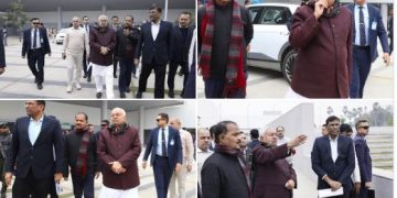 Nitish Kumar inspecting APJ Abdul Kalam Science City, नीतीश कुमार साइंस सिटी पटना, Bihar CM Nitish Kumar with students, APJ Abdul Kalam Science City Bihar