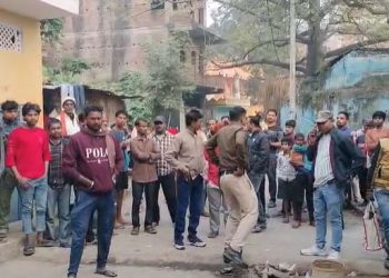 Patna City Crime Scene Photo, Shatrughan Paswan Murder Spot, Patna Police Investigation Image, Patna Shooting Incident Visual