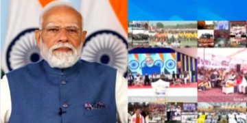 PM Modi addressing Sansad Khel Mahotsav, संसद खेल महोत्सव में प्रधानमंत्री मोदी, Youth players in Khel Mahotsav, Modi virtual address sports event