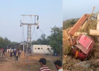 Rohtasgarh Ropeway collapsed during trial, रोहतासगढ़ किला रोपवे पिलर गिरा, Bihar ropeway accident site