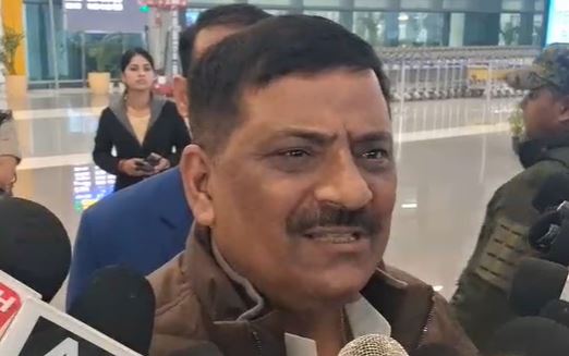 Sanjay Jha Rajya Sabha MP, Nitish Kumar Bihar CM, JDU leader press statement, Bihar political debate image