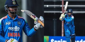 Vaibhav Suryavanshi batting U19 Asia Cup 2025, वैभव सूर्यवंशी छक्का लगाते हुए, Indian U19 cricket star 2025