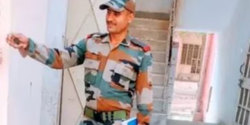 Bhojpur army jawan Hare Ram Kunwar Jammu Doda army accident news Bihar soldier martyr tribute Indian Army jawan shaheed news