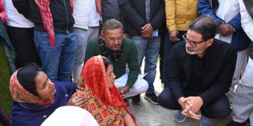 Prashant Kishor meeting victim family, Jehanabad NEET student case, Prashant Kishor Bihar politics, Jan Suraj Party founder PK