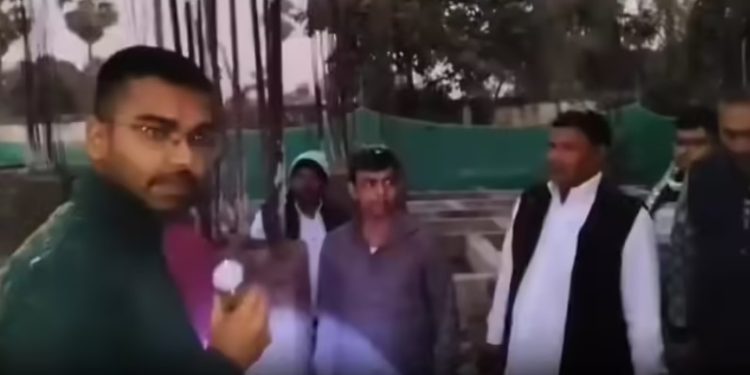 दीपक प्रकाश पंचायत सरकार भवन निरीक्षण, Aurangabad Panchayat Bhawan construction check, Bihar minister torch inspection, Obra block panchayat building inspection