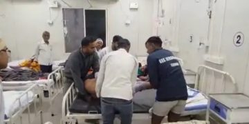 Jehanabad engineering college hostel fire image, हुलासगंज कॉलेज हॉस्टल आग की तस्वीर, fire accident in Bihar college