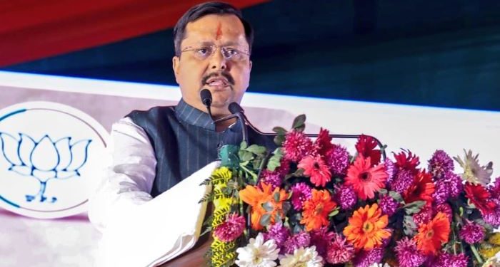 Nitin Naveen BJP President Photo, BJP Leadership Event Delhi, Narendra Modi Amit Shah with Nitin Naveen, Nitin Naveen New BJP Chief