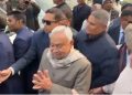 Nitish Kumar at JDU Office, नीतीश कुमार जदयू दफ्तर, Bihar CM Patna Visit, JDU Party Office News