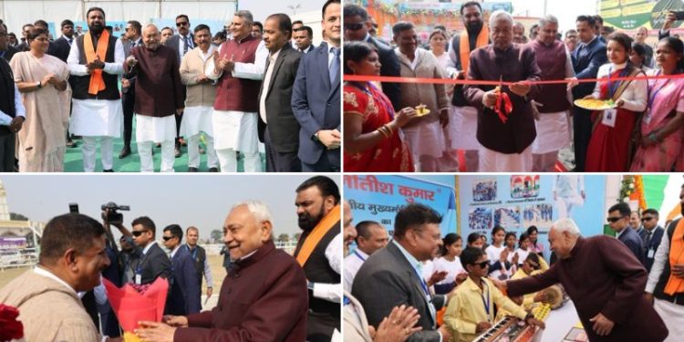 Nitish Kumar addressing Samriddhi Yatra in Madhubani, Samriddhi Yatra Bihar CM speech, Madhubani development projects announcement, Bihar CM Nitish Kumar rally