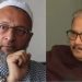 Asaduddin Owaisi speech in Solapur on Hijab and PM Manoj Jha reacts to Owaisi Hijab PM statement BJP leader RP Singh comments on PM eligibility debate Hijab wearing Muslim woman representation in Indian politics
