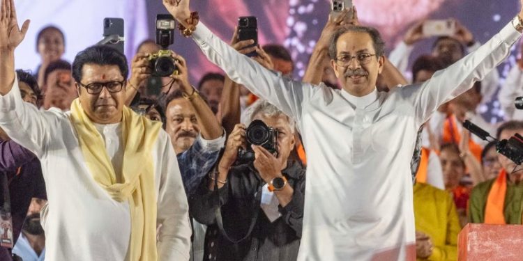 Raj Thackeray Shivteerth rally, Uddhav Thackeray BMC election speech, Mumbai BMC election crowd, ठाकरे बंधु जनसभा, Marathi unity rally Mumbai