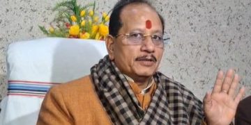 Vijay Kumar Sinha Bihar Revenue Minister, Bihar land records improvement, Revenue Department Bihar press briefing, Dakhil Kharij progress Bihar